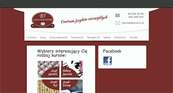 Desktop Screenshot of bjcentre.pl